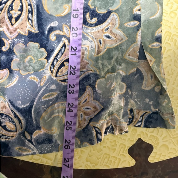 Vintage Quo-Silk Paisley Silk Shirt - Picture 8 of 8